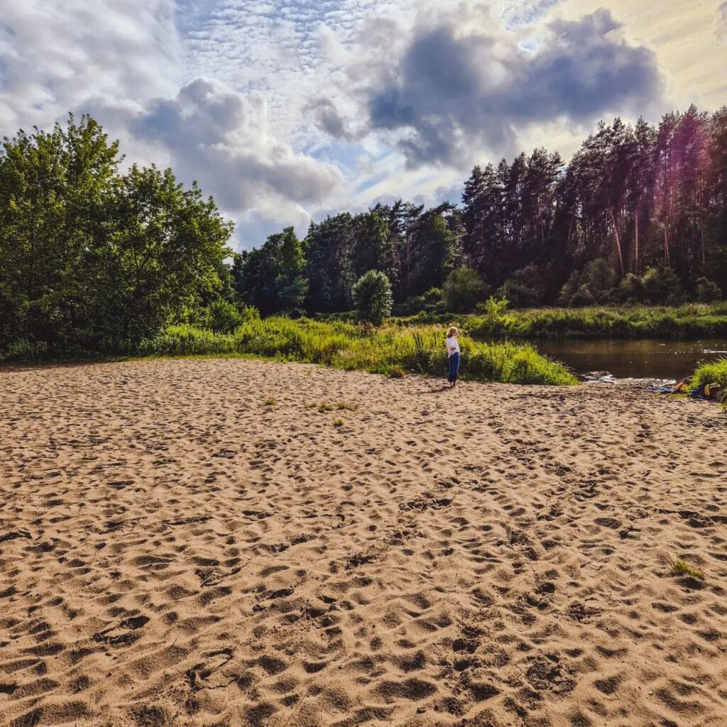 plaża Koszelanka nad Liwcem
