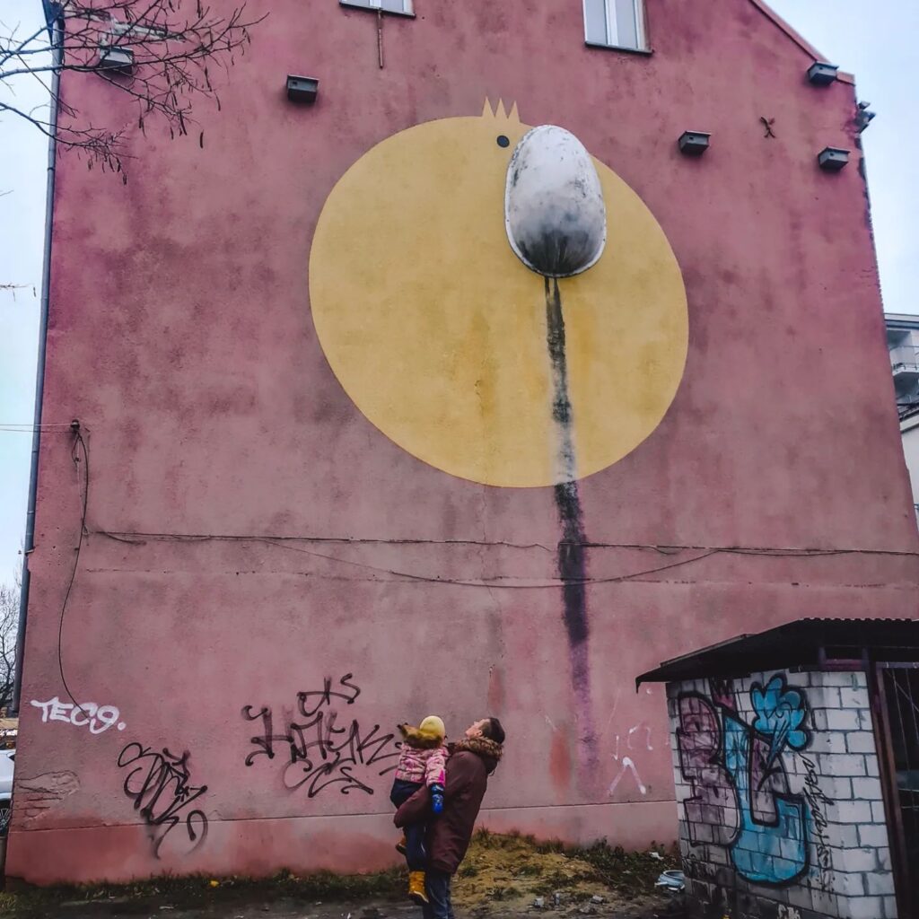 murale Grochowa jajo